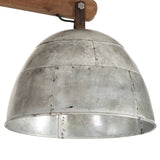 Plafondlamp 25 W E27 105x30x65-108 cm vintage zilverkleurig - AllerleiShop