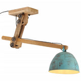 Plafondlamp 25 W E27 105x30x65-108 cm verweerd blauw - AllerleiShop