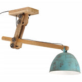 Plafondlamp 25 W E27 105x30x65-108 cm verweerd blauw - AllerleiShop