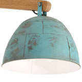 Plafondlamp 25 W E27 105x30x65-108 cm verweerd blauw - AllerleiShop