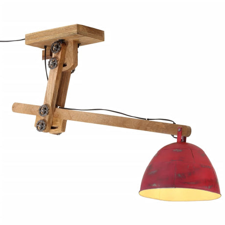 Plafondlamp 25 W E27 105x30x65-108 cm verweerd rood - AllerleiShop