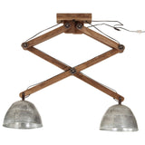 Plafondlamp 25 W E27 29x18x85 cm vintage zilverkleurig - AllerleiShop