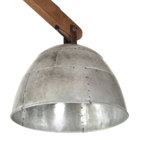 Plafondlamp 25 W E27 29x18x85 cm vintage zilverkleurig - AllerleiShop