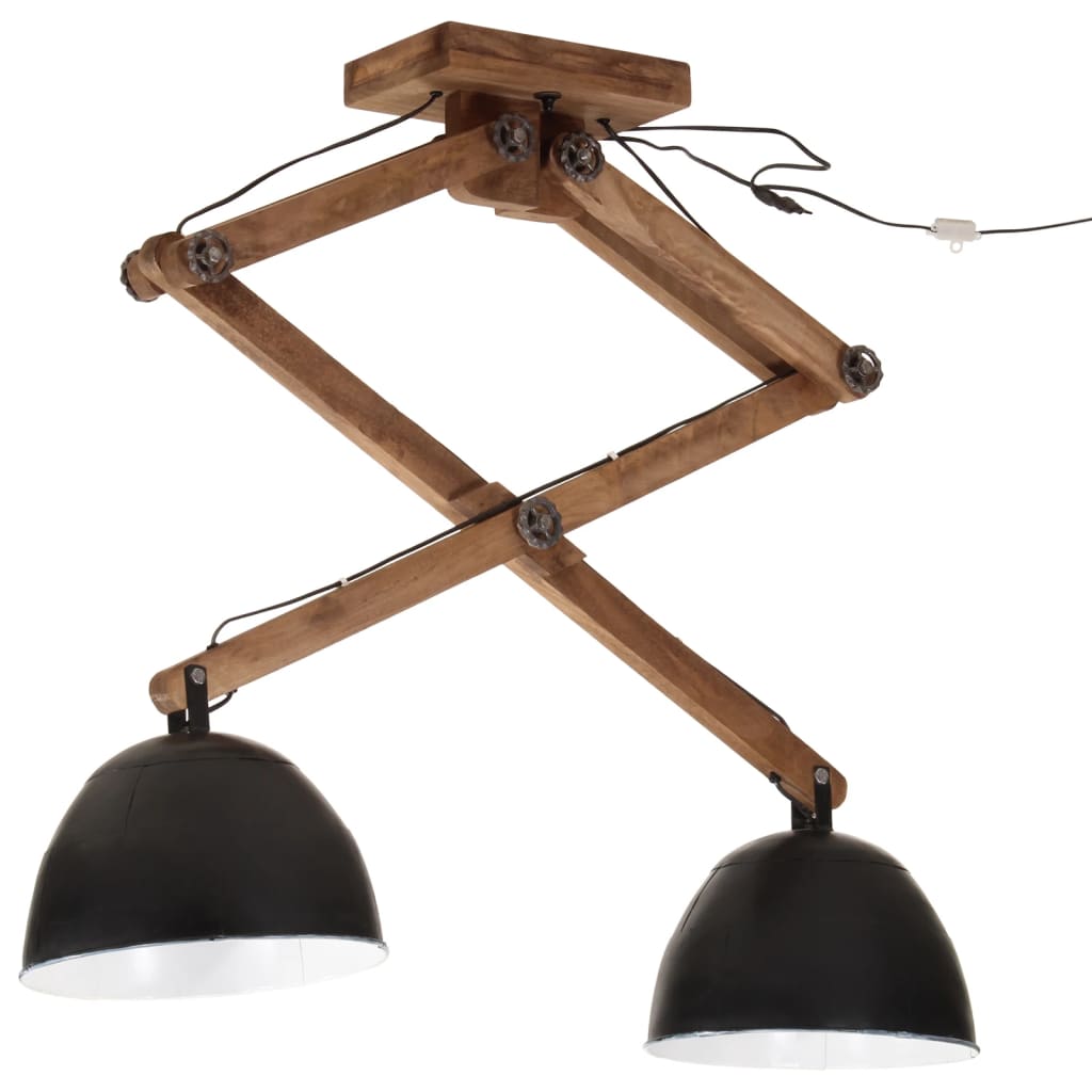 Plafondlamp 25 W E27 29x18x85 cm zwart - AllerleiShop