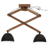 Plafondlamp 25 W E27 29x18x85 cm zwart - AllerleiShop