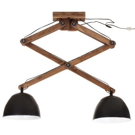 Plafondlamp 25 W E27 29x18x85 cm zwart - AllerleiShop