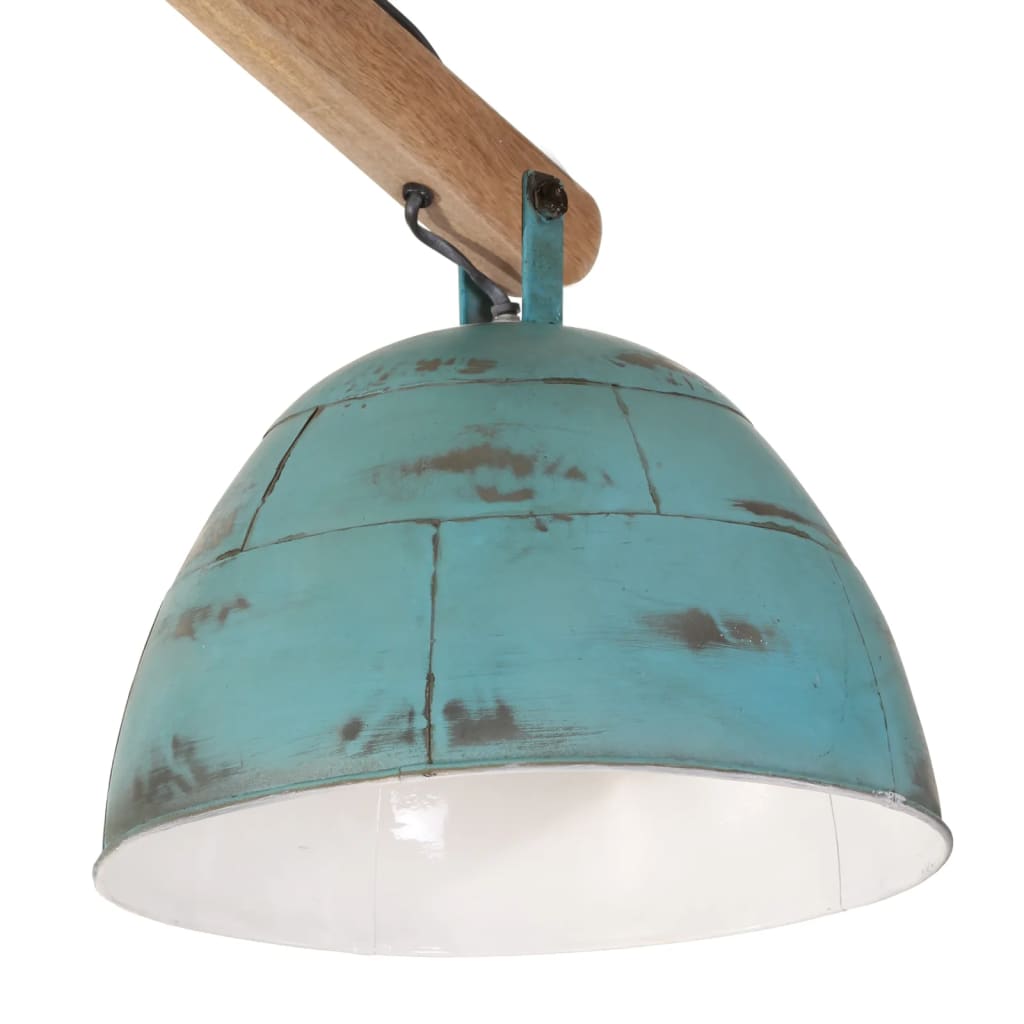 Plafondlamp 25 W E27 29x18x85 cm verweerd blauw - AllerleiShop