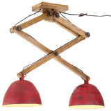 Plafondlamp 25 W E27 29x18x85 cm verweerd rood - AllerleiShop