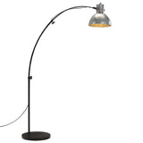 Vloerlamp 25 W E27 150 cm vintage zilverkleurig - AllerleiShop