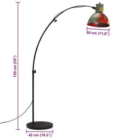 Vloerlamp 25 W E27 150 cm meerkleurig - AllerleiShop