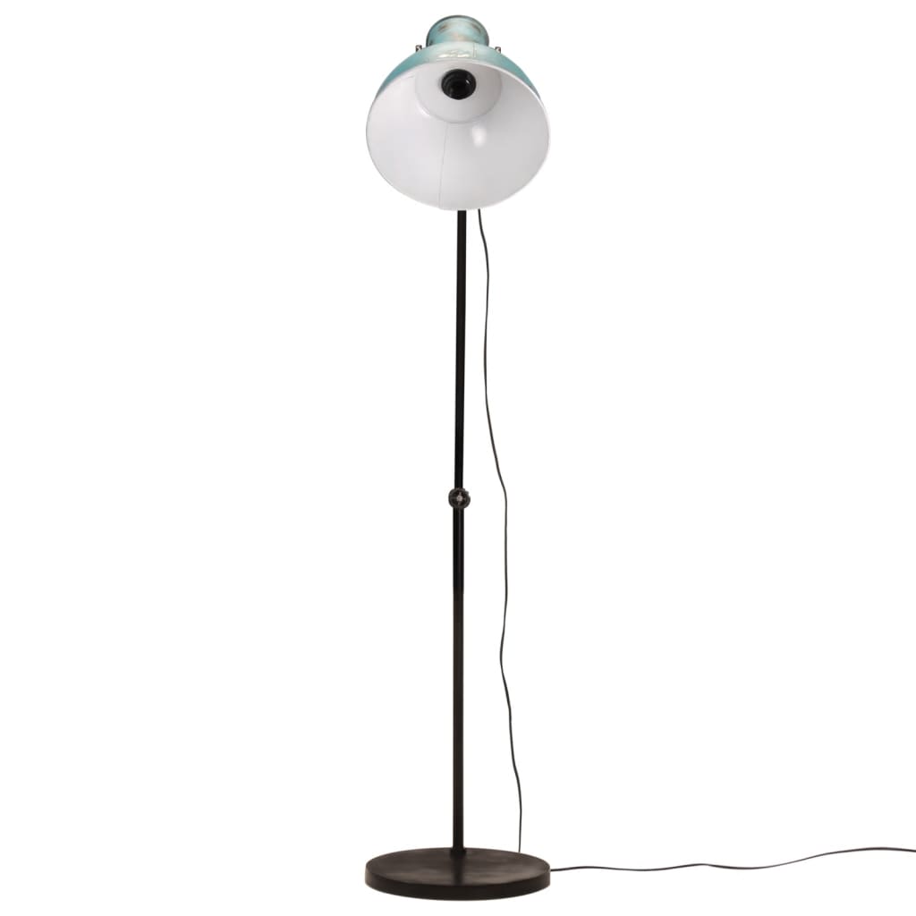 Vloerlamp 25 W E27 150 cm verweerd blauw - AllerleiShop