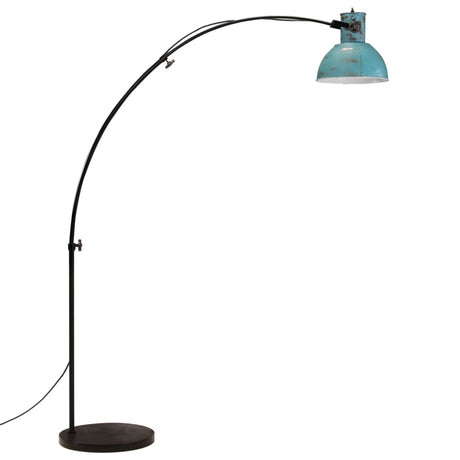 Vloerlamp 25 W E27 150 cm verweerd blauw - AllerleiShop