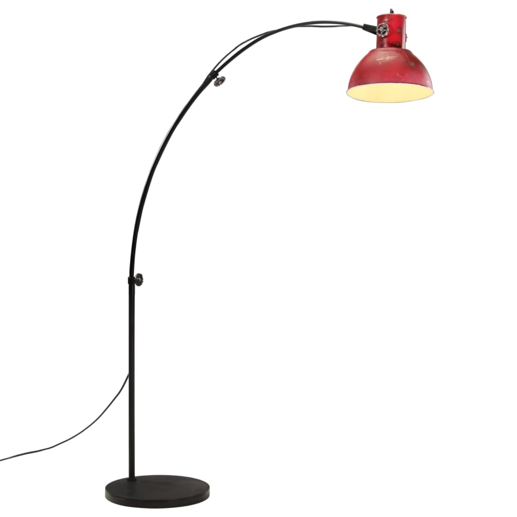 Vloerlamp 25 W E27 150 cm verweerd rood - AllerleiShop