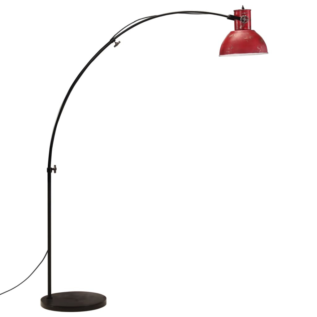 Vloerlamp 25 W E27 150 cm verweerd rood - AllerleiShop