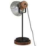 Bureaulamp 25 W E27 17x17x50 cm vintage zilverkleurig - AllerleiShop