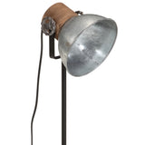 Bureaulamp 25 W E27 17x17x50 cm vintage zilverkleurig - AllerleiShop