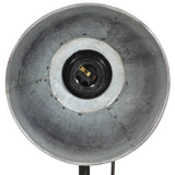 Bureaulamp 25 W E27 17x17x50 cm vintage zilverkleurig - AllerleiShop