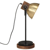 Bureaulamp 25 W E27 17x17x50 cm antiek messingkleurig - AllerleiShop