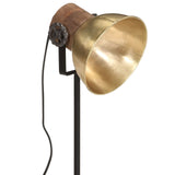 Bureaulamp 25 W E27 17x17x50 cm antiek messingkleurig - AllerleiShop