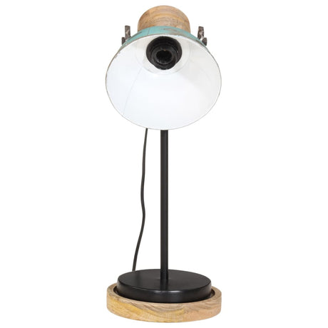 Bureaulamp 25 W E27 17x17x50 cm verweerd blauw - AllerleiShop