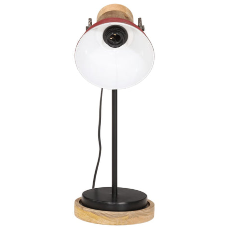 Bureaulamp 25 W E27 17x17x50 cm verweerd rood - AllerleiShop