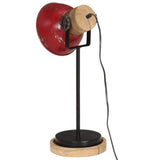 Bureaulamp 25 W E27 17x17x50 cm verweerd rood - AllerleiShop