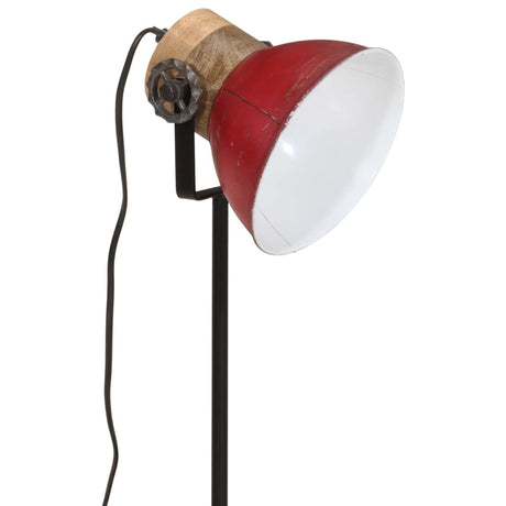 Bureaulamp 25 W E27 17x17x50 cm verweerd rood - AllerleiShop