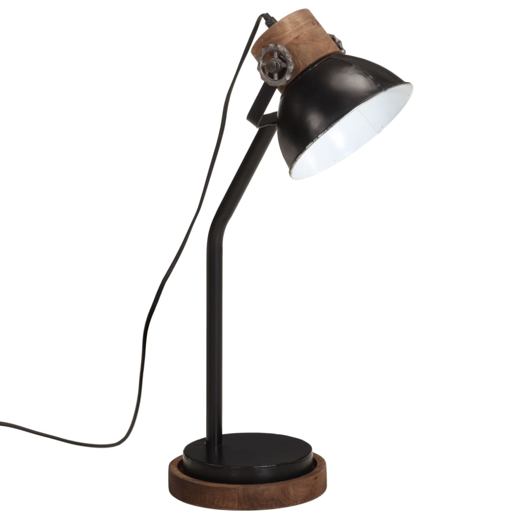 Bureaulamp 25 W E27 18x18x60 cm zwart - AllerleiShop