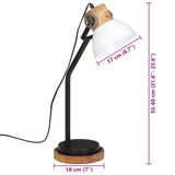 Bureaulamp 25 W E27 18x18x60 cm wit - AllerleiShop