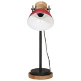 Bureaulamp 25 W E27 18x18x60 cm verweerd rood - AllerleiShop