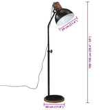 Vloerlamp 25 W E27 30x30x100-150 cm zwart - AllerleiShop