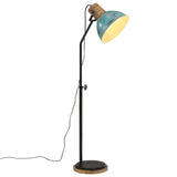 Vloerlamp 25 W E27 30x30x100-150 cm verweerd blauw - AllerleiShop