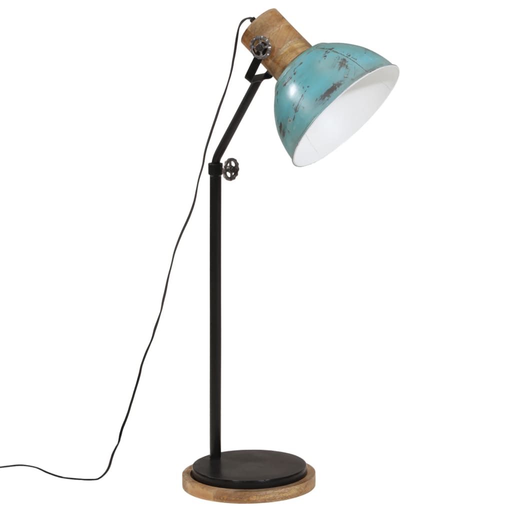 Vloerlamp 25 W E27 30x30x100-150 cm verweerd blauw - AllerleiShop