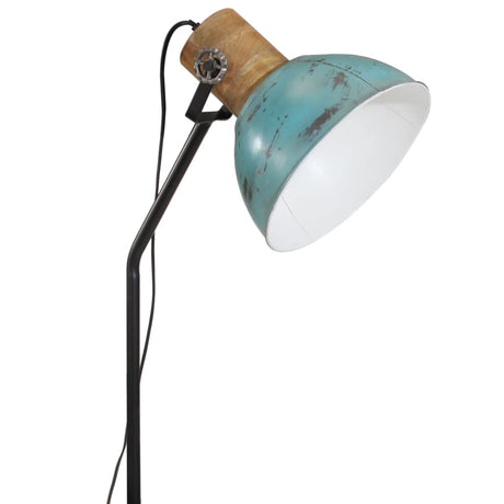 Vloerlamp 25 W E27 30x30x100-150 cm verweerd blauw - AllerleiShop