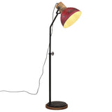 Vloerlamp 25 W E27 30x30x100-150 cm verweerd rood - AllerleiShop