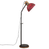 Vloerlamp 25 W E27 30x30x100-150 cm verweerd rood - AllerleiShop