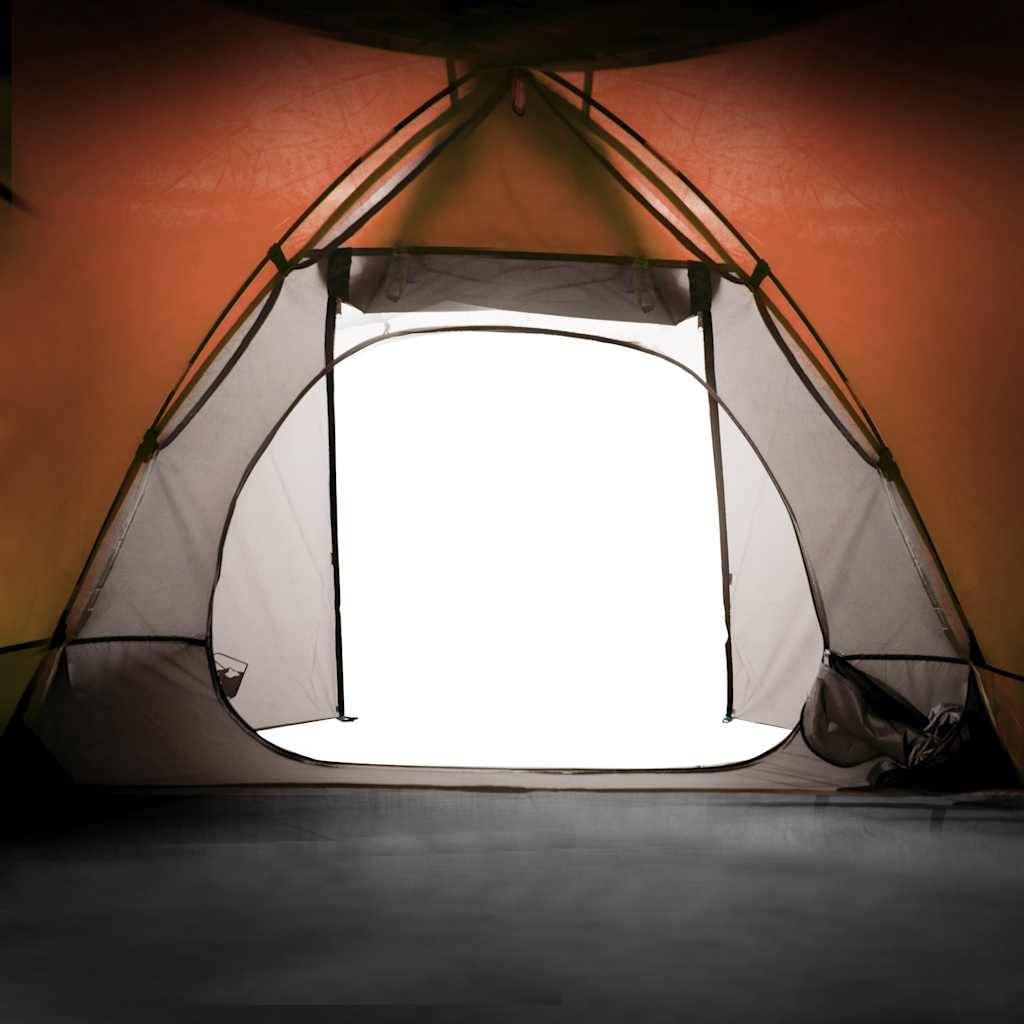 Koepeltent 2-persoons waterdicht oranje