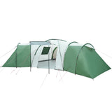 Koepeltent 12-persoons waterdicht groen - AllerleiShop