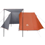 Tent 3-persoons waterdicht grijs en oranje - AllerleiShop