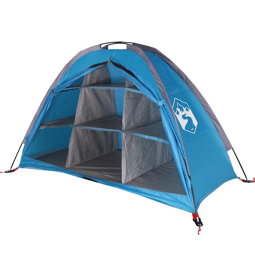 Opbergtent 9 vakken waterdicht blauw