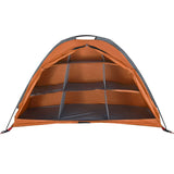 Opbergtent 9 vakken waterdicht grijs en oranje