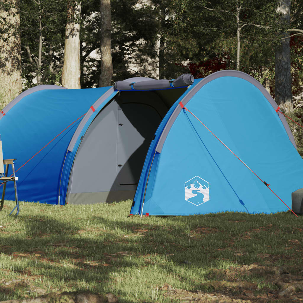 Tunneltent 4-persoons waterdicht blauw - AllerleiShop