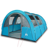 Tunneltent 4-persoons waterdicht blauw