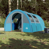 Tunneltent 4-persoons waterdicht blauw