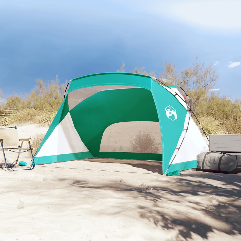 Strandtent 274x178x170/148 cm 185T polyester zeegroen - AllerleiShop