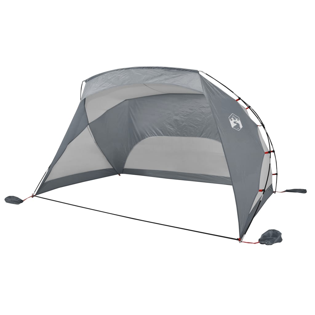 Strandtent 274x178x170/148 cm 185T polyester grijs