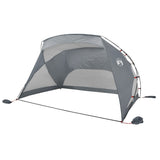 Strandtent 274x178x170/148 cm 185T polyester grijs