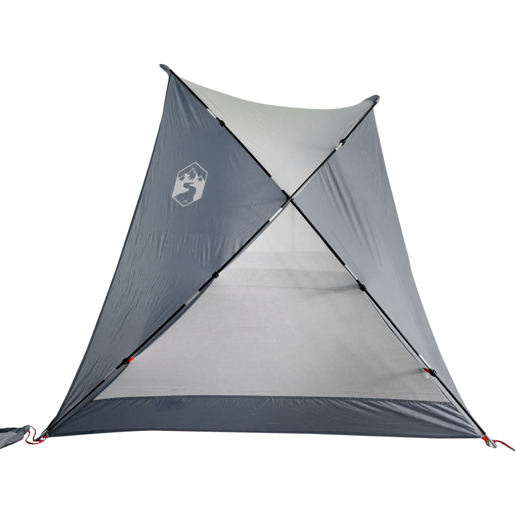 Strandtent 274x178x170/148 cm 185T polyester grijs