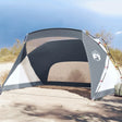 Strandtent 274x178x170/148 cm 185T polyester grijs