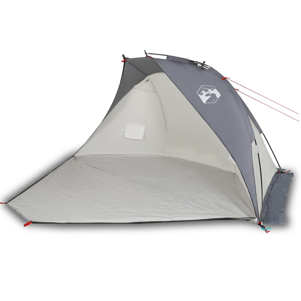 Strandtent 268x223x125 cm 185T polyester grijs